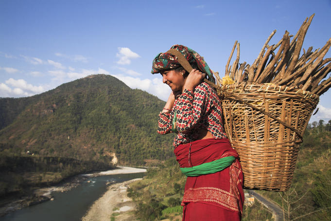 Local woman, Trisuli Valley.
