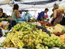 Fruit and vegetable market in Campo de Fiori, Centro Storico.