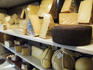 Cheese counter at Gusto, Central Rome.