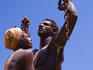 Statue at Slavery Museum.