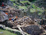 Restoration of the Inca ruins, Machu Picchu, Cuzco