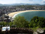 View of Bahia La Concha from Monte Urgull.