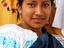 Portrait of Indian woman from Otavalo.