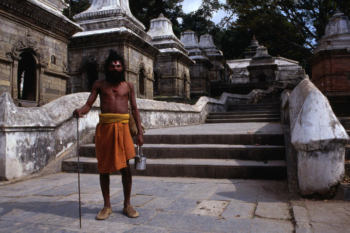 Holy man, Kathmandu Valley.