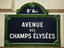 Avenue des Champs Elysees, France