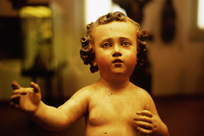 Statue of Baby Jesus by Francisco Salzillo, 1750-1770, Museo Fredric Mares.