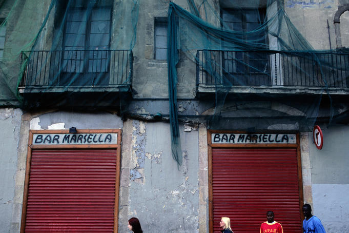 Exterior of Bar Marsella, El Raval, Madrid