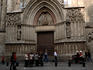 Entrance to Santa Maria del Mar Church.
