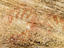 Aboriginal hand stencil on sandstone, Dunns Swamp area.