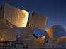 Walt Disney Concert Hall at sunrise.
