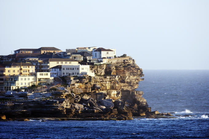 North Bondi headland, Bondi Beach.