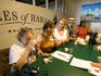 People coffee tasting on Coffees of Hawaii tour.