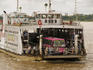 Ferry crossing the Mekong Delta.