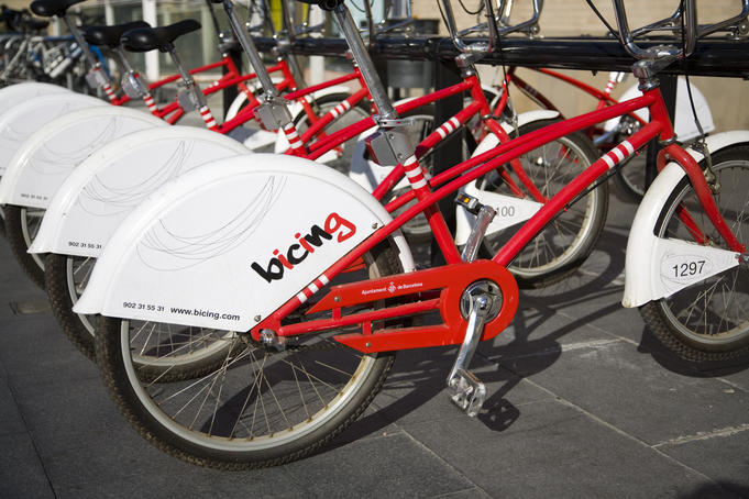 City council bikes to encourage people to be environmentally friendly.