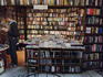 Interior of Shakespeare and Co. bookshop in the Marais.