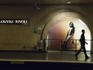Artwork at Louvre Rivoli metro station.