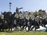 Communist-era military statue on display at Statue Park.
