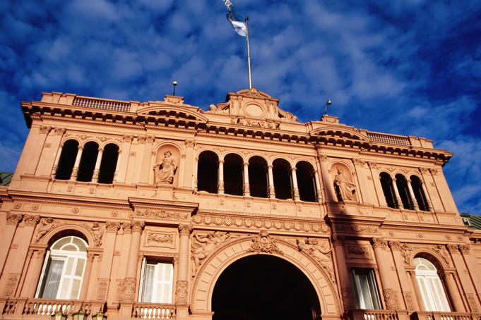 Casa Rosada presidential palace.