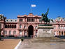 The Casa Rosada and Monument to General Manuel Belgrano, in Plaza de Mayo.