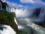 Iguacu Falls, looking toward Garganta do Diablo (Devil's Throat), and Rio Iguacu.