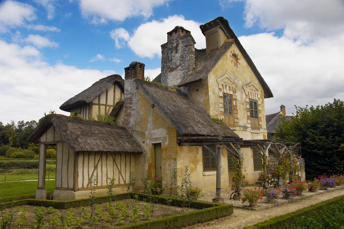 Rural house in Marie Antionette's hamlet (Domaine de Marie-Antoinette), Chateau de Versailles.