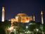 Hagia Sofia mosque at night.