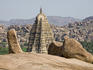 Virupaksha Temple rising above the boulder-strewn landscape of Hampi.