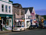 Looking along Main Street with shopfronts.