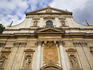 Baroque facade of Church of St Peter and Paul.