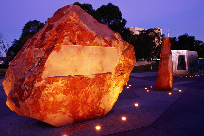 Artworks at Reconciliation Place.