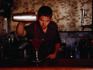 Barman pouring cocktail at Trinity Bar.