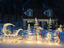 Christmas lighting display, New England