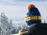 Filming the frozen landscape, Killington Ski Resort.