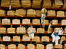 Display of fortune-telling wood blocks, Heian-jingu shrine.