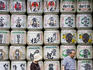 Stack of sake barrels, Heian-jingu shrine.
