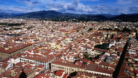 Cityscape from Giotto's Campanile.