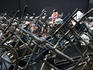 Stacked bikes, Panjiayuan Antique Market, South Chaoyang district.