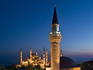 Sultanahmet Mosque, with the minaret of Small Mosque in the foreground.