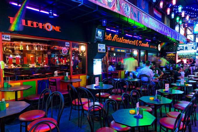 Telephone bar.
