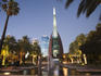Swan Bell Tower at dusk.