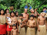 Members of the Yahua tribe at their village on the Nanay River.