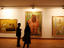 Paintings by Fernando Botero on display at the Botero Museum.