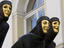 Statue of three muses created by sculptor S. Kuzma standing outside the National Drama Theatre on Gedimino prospektas, old town Vilnius.