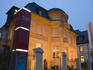Museum Giersch building at dusk.