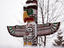 Totem in Stanley Park.