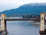 View of Burrard Bridge from Granville Bridge.