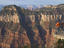 Visitors at viewpoint below Lodge, North Rim.