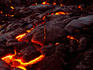 Pahoehoe lava flow from Kilauea Volcano.