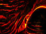 Pahoehoe lava flow from Kilauea Volcano.