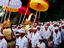 Barong procession and ceremony.